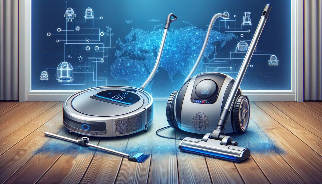 Comparer efficacement: aspirateur robot vs. aspirateur balai pour votre foyer